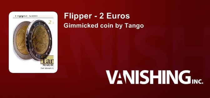 Flipper - 2 Euros Gimmicked Coin