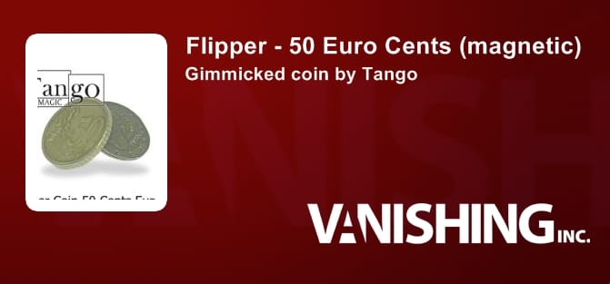 Flipper - 50 Euro Cents (Magnetic) Gimmicked Coin