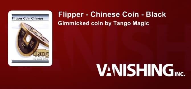 Flipper - Chinese Coin (Black) Gimmicked Coin