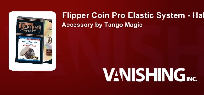 Pro Elastic Flipper - 1964 Half Dollar (Pure Silver) Gimmicked Coin