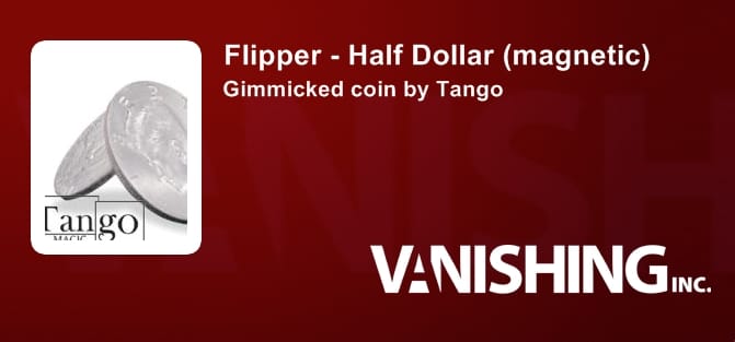 Flipper - Half Dollar (Magnetic) Gimmicked Coin