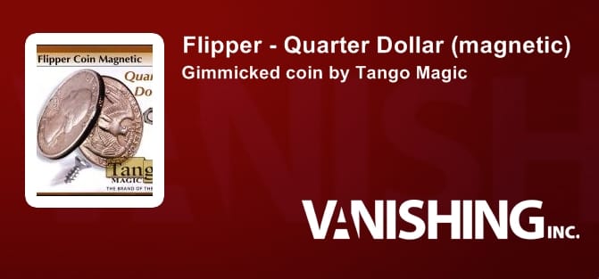 Flipper - Quarter (Magnetic) Gimmicked Coin
