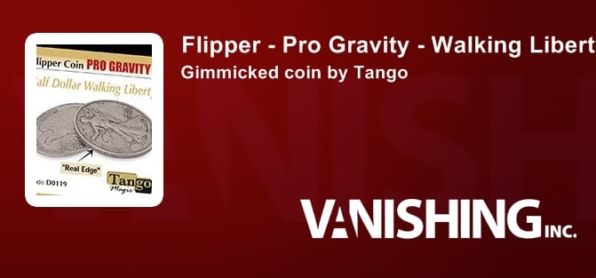 Pro Gravity Flipper - Walking Liberty Half Dollar (Silver) Gimmicked Coin