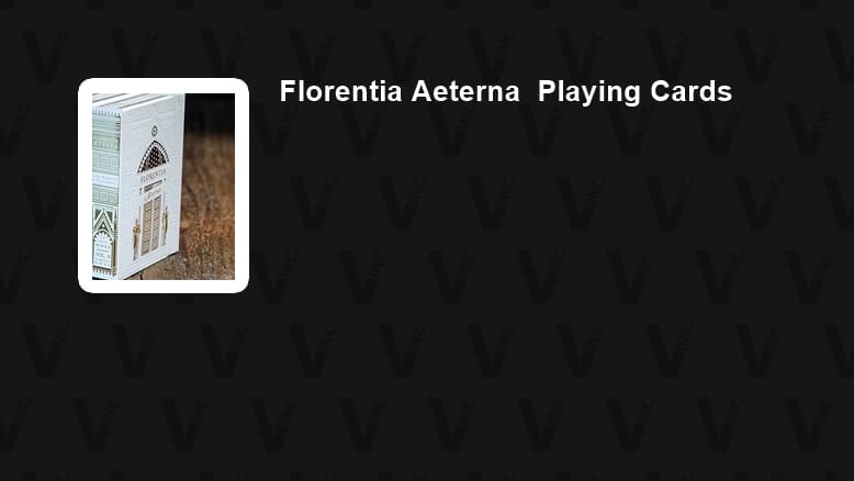 Florentia Aeterna Playing Cards (Collector's Edition)