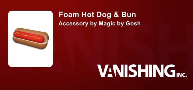 Foam Hot Dog & Bun Accessory