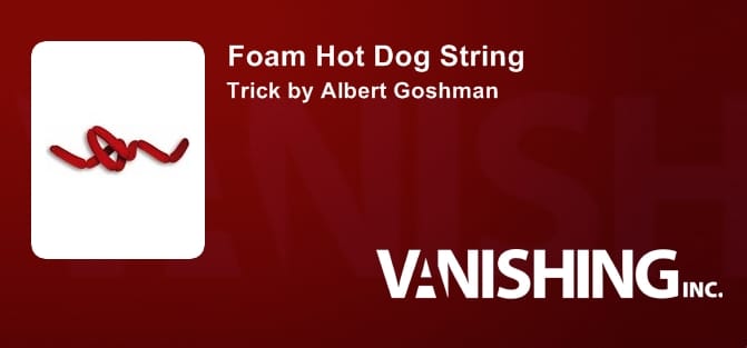 Foam Hot Dog String