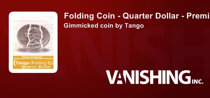 Folding Coin - Quarter (Premium) Gimmicked Coin