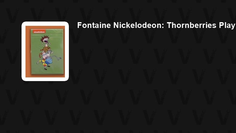 Fontaine Nickelodeon Wild Thornberries Playing Cards