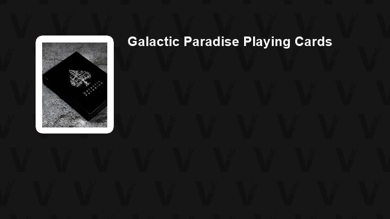 Galactic Paradise Playing Cards
