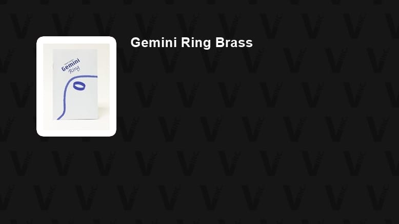 Gemini Ring (Brass)