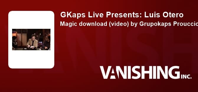 GKaps LIVE Presents: Luis Otero