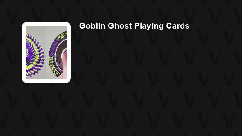 Goblin Ghost Playing Cards