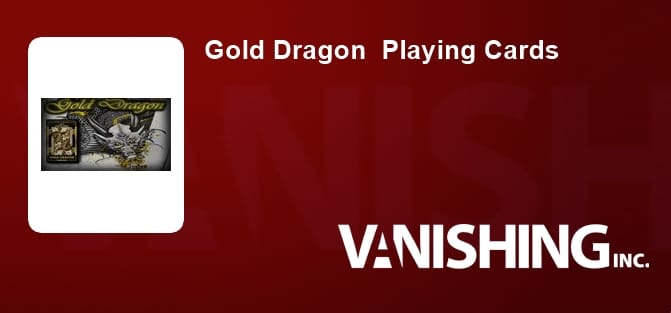 Gold Dragon  Playing Cards
