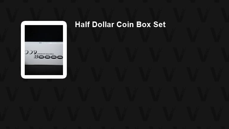 Half Dollar Coin Box Set