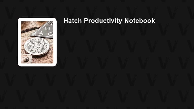 Hatch Productivity Notebook Accessory