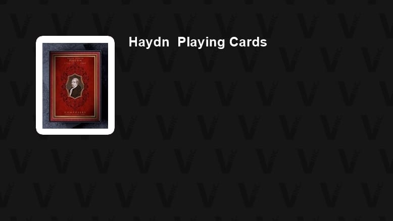 Haydn Playing Cards