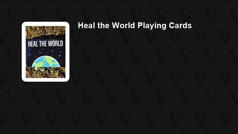 Heal the World Playing Cards