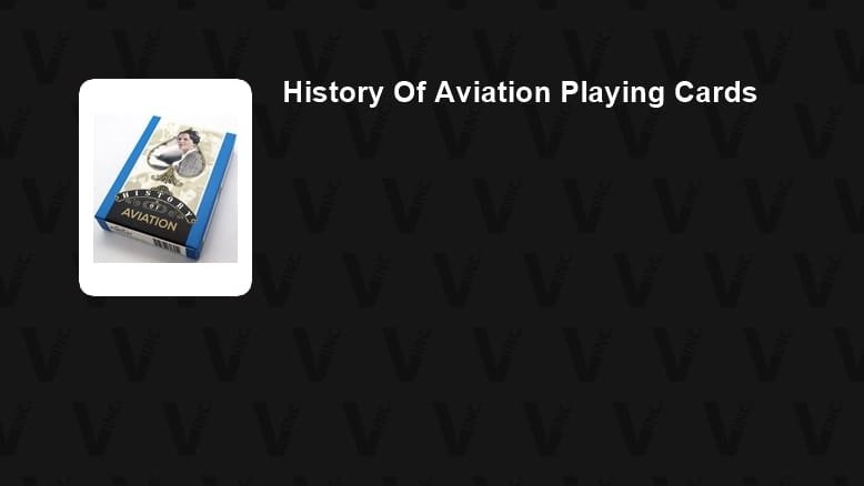 History Of Aviation Playing Cards