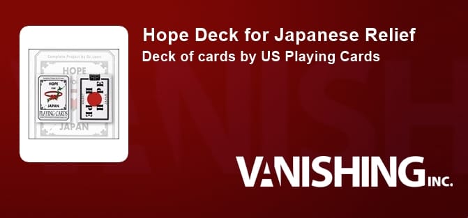 Hope for Japan Playing Cards