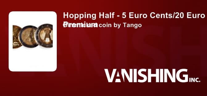 Hopping Half - 5 Euro Cents/20 Euro Cents (Premium) Gimmicked Coin