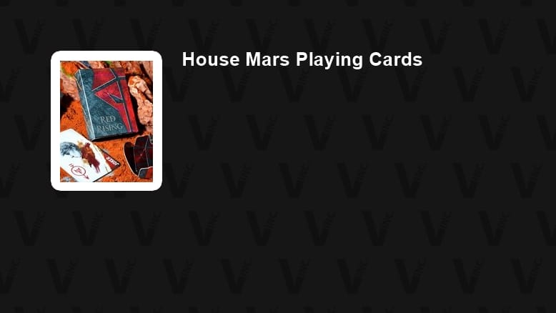 House Mars Playing Cards