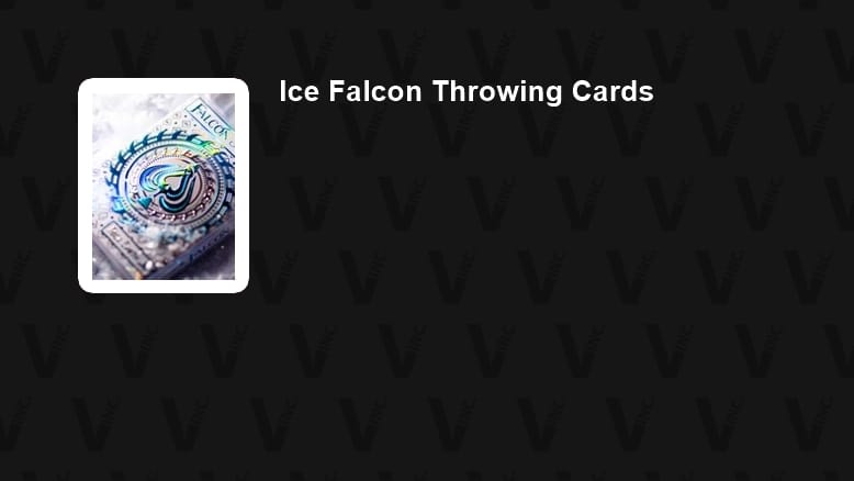 Ice Falcon Throwing Cards