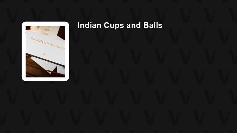 Indian Cups and Balls