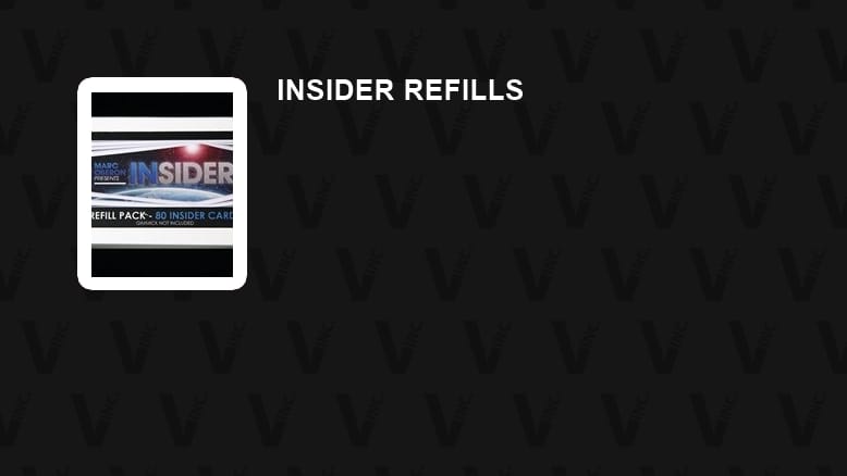 Refills for Insider