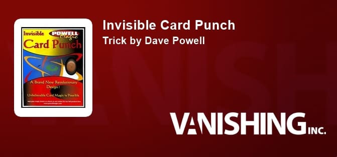 Invisible Card Punch