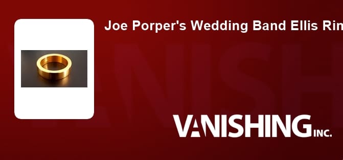 Joe Porper's Wedding Band Ellis Ring v 2.0 Trick