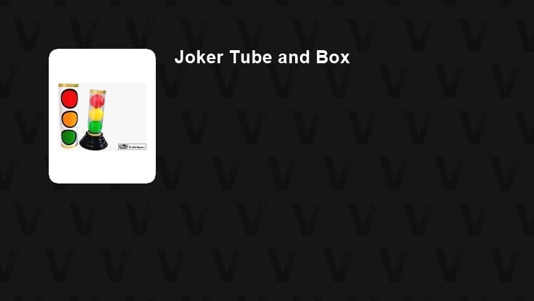 Joker Tube and Box