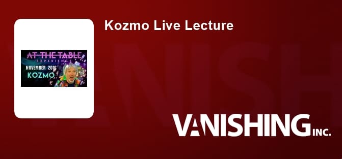 Kozmo Live Lecture 