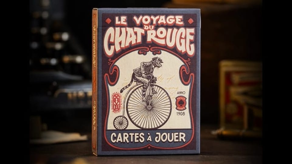 Le Voyage Du Chat Rouge Playing Cards