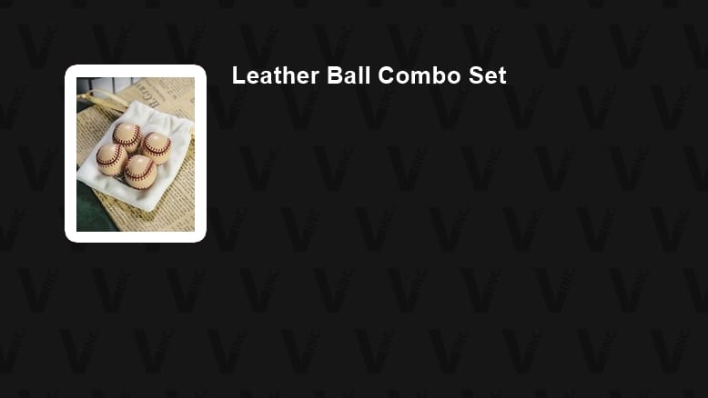 Leather Ball Combo Set Accessory
