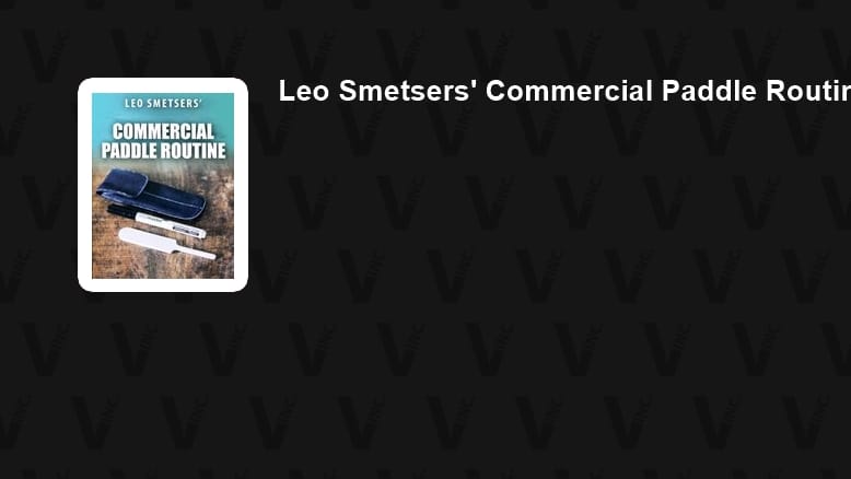 Leo Smetsers' Commercial Paddle Routine