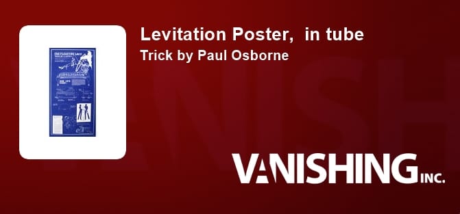 Levitation Poster,  in tube