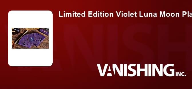 Violet Luna Moon Playing Card
