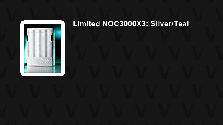 Limited NOC3000X3 Playing Cards (Silver/Teal - Species X)