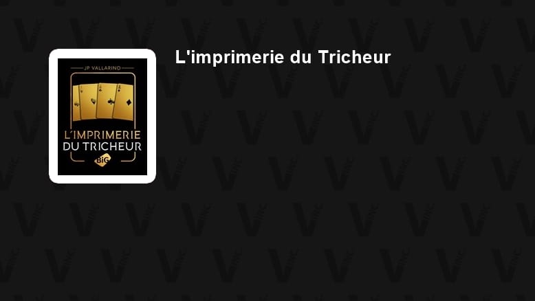 L'imprimerie du Tricheur