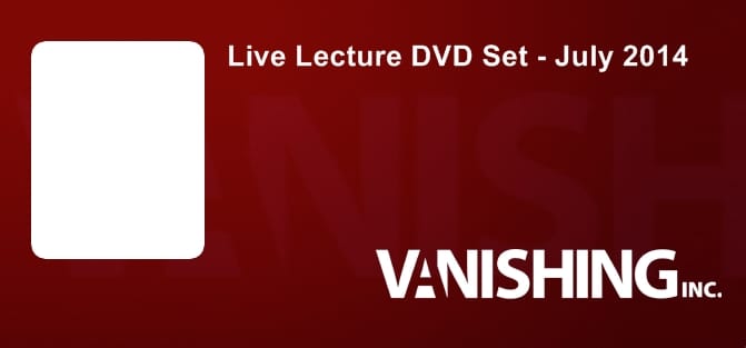 Live Lecture DVD Set - July 2014