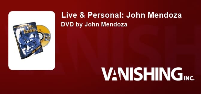 Live & Personal: John Mendoza