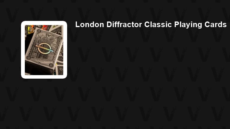 London Diffractor Playing Cards