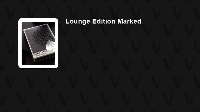 Jetsetter Playing Cards Lounge Edition (Marked)