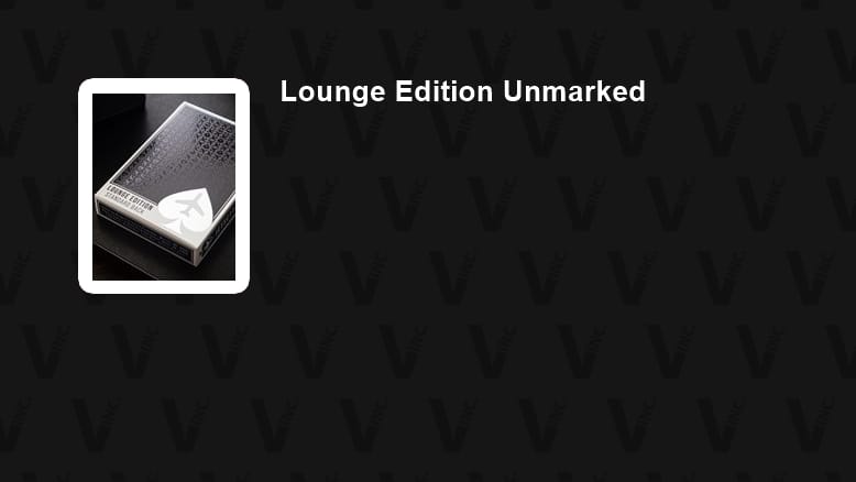 Jetsetter Playing Cards Lounge Edition (Unmarked)