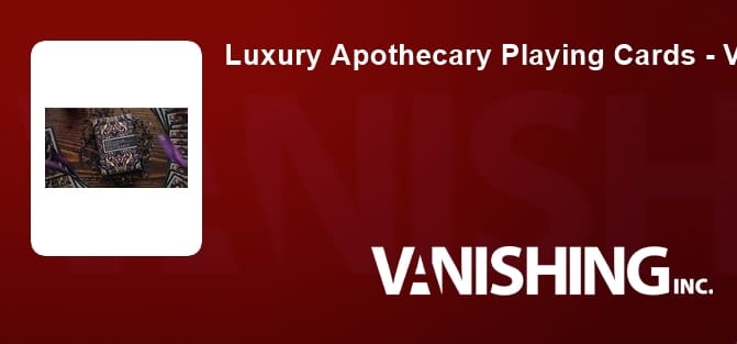 Luxury Apothecary Playing Cards