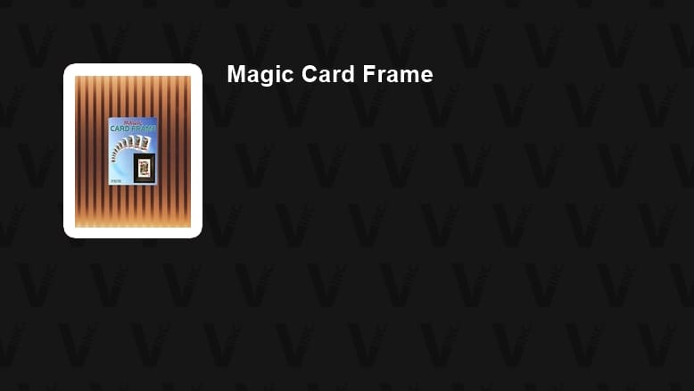 Magic Card Frame