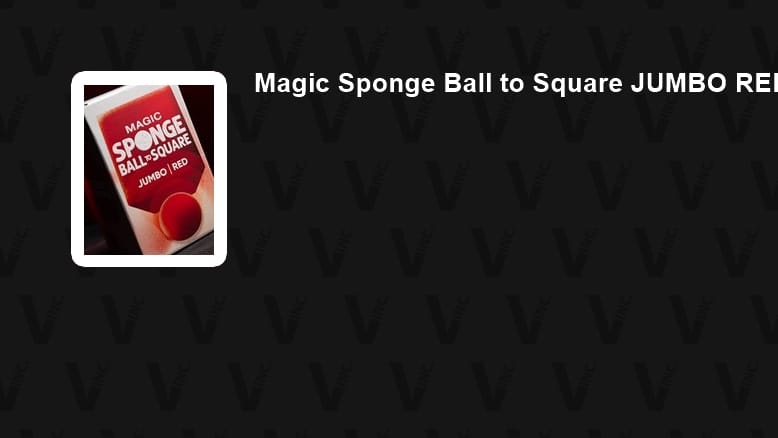 Magic Sponge Ball to Square Trick