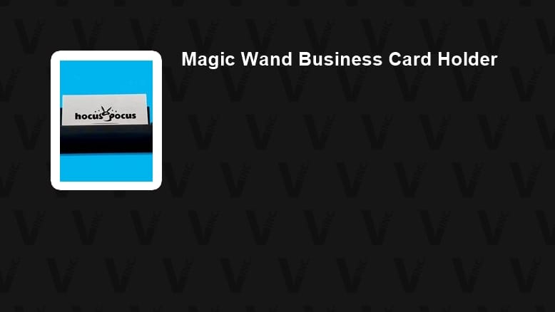 Magic Wand Business Card Holder
