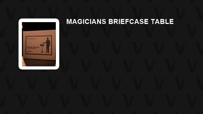 Magician's Briefcase Table