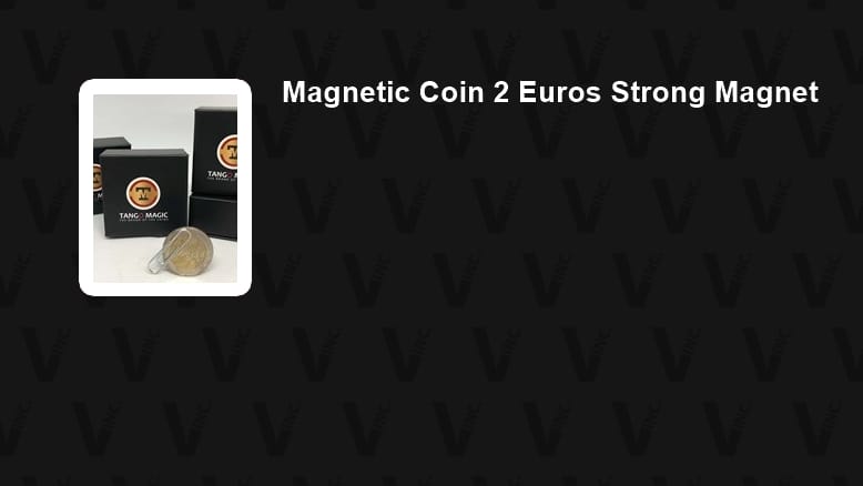 Magnetic Coin - 2 Euro (Strong Magnet) Trick